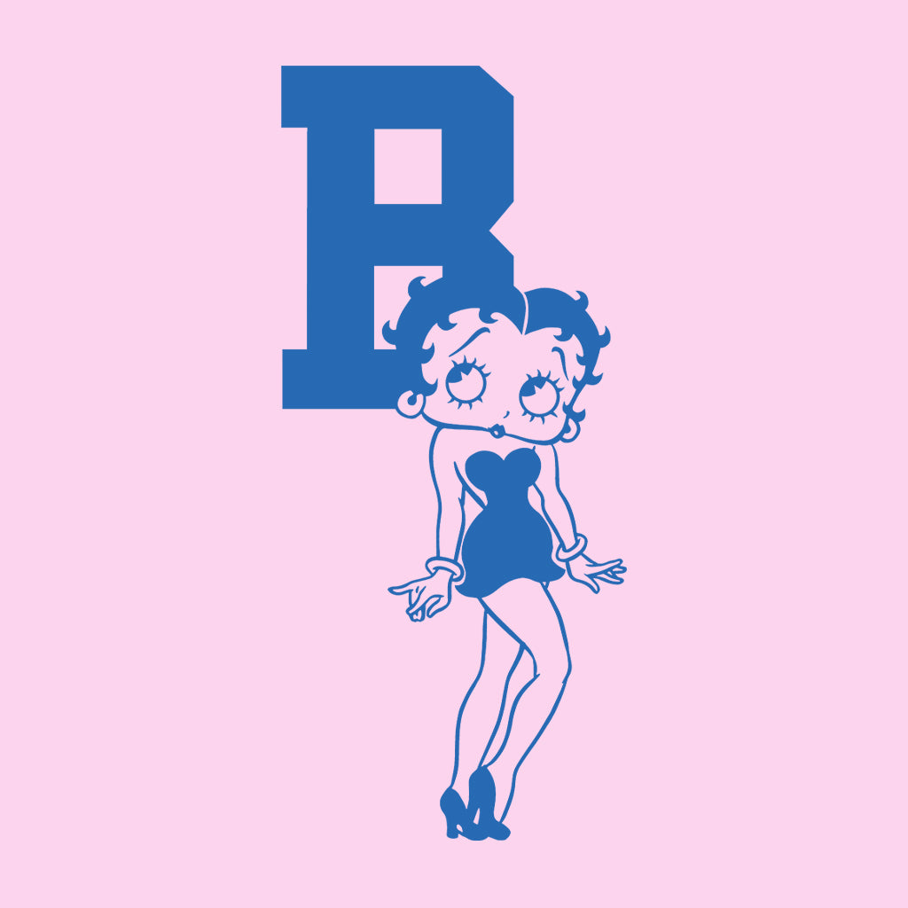 Betty Boop B Pout Pose Kids Hooded Sweatshirt