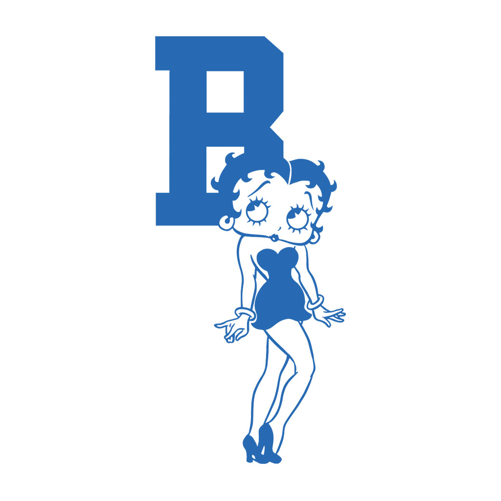 Betty Boop B Pout Pose Kids Hooded Sweatshirt