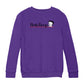 Betty Boop Heart Line Blowing Kiss Kids Sweatshirt