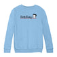 Betty Boop Heart Line Blowing Kiss Kids Sweatshirt