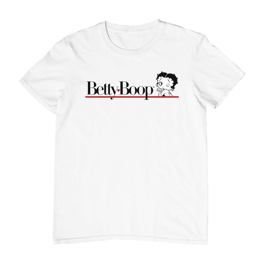 Betty Boop Heart Line Blowing Kiss Men's T-Shirt