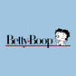Betty Boop Heart Line Blowing Kiss Women's Hooded Sweatshirt