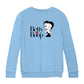 Betty Boop Blowing Kiss Heart Kids Sweatshirt