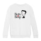 Betty Boop Blowing Kiss Heart Kids Sweatshirt