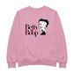 Betty Boop Blowing Kiss Heart Men's Sweatshirt