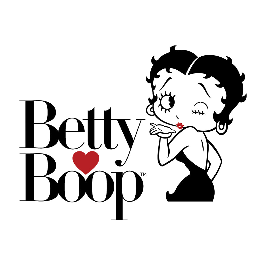 Betty Boop Blowing Kiss Heart Men's T-Shirt