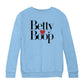 Betty Boop Classic Text Logo Heart Kids Sweatshirt