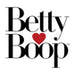 Betty Boop Classic Text Logo Heart Kids Hooded Sweatshirt