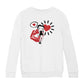 Betty Boop Heart Kiss Icons Kids Sweatshirt
