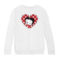 Betty Boop Polka Dot Heart Kids Sweatshirt