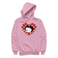 Betty Boop Polka Dot Heart Women's Hooded Sweatshirt