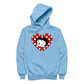 Betty Boop Polka Dot Heart Women's Hooded Sweatshirt