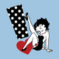Betty Boop Polka Dot Exclamation Heart Kids T-Shirt