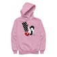 Betty Boop Polka Dot Exclamation Heart Women's Hooded Sweatshirt