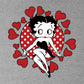 Betty Boop Polka Dot Heart Circle Kids Hooded Sweatshirt
