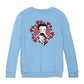 Betty Boop Polka Dot Heart Circle Kids Sweatshirt