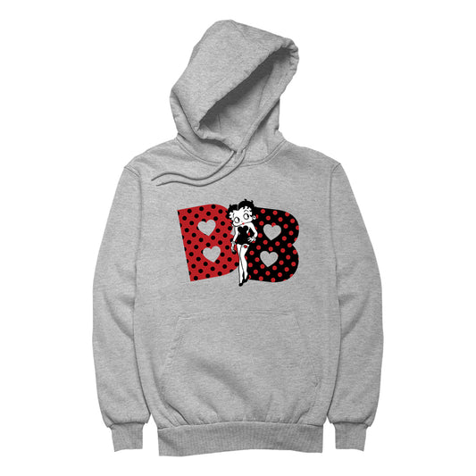 Betty Boop Polka Dot BB's Men's Hooded Sweatshirt