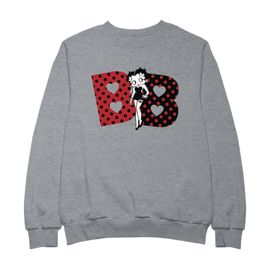 Betty Boop Polka Dot BB's Men's Sweatshirt