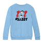 Betty Boop #Sassy Polka Dot Silhouettes Kids Sweatshirt