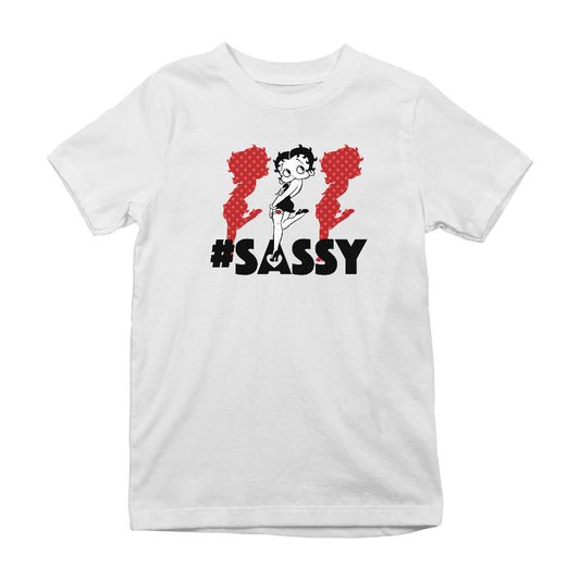 Betty Boop #Sassy Polka Dot Silhouettes Kids T-Shirt