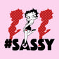 Betty Boop #Sassy Polka Dot Silhouettes Kids T-Shirt
