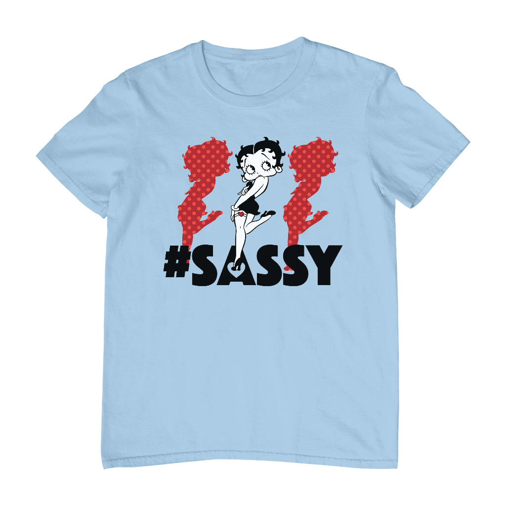 Betty Boop #Sassy Polka Dot Silhouettes Men's T-Shirt
