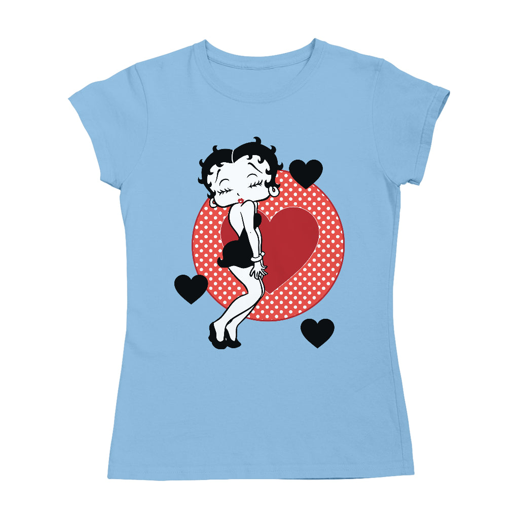 Betty Boop Love Hearts Women's T-Shirt