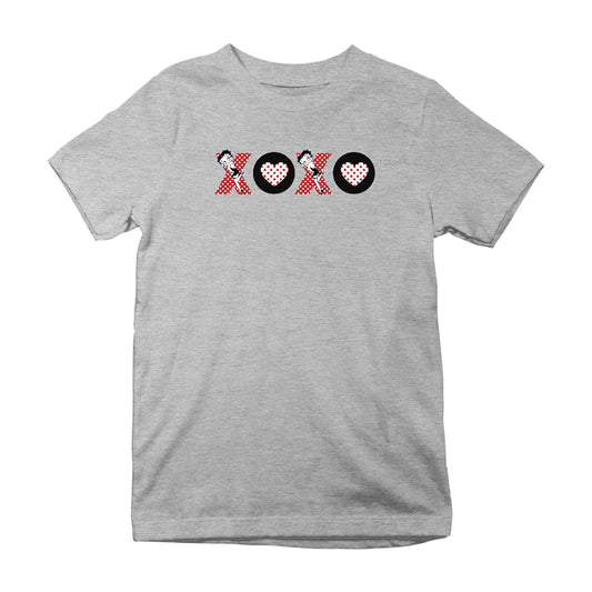 Betty Boop XOXO Polka Dot Letters Kids T-Shirt