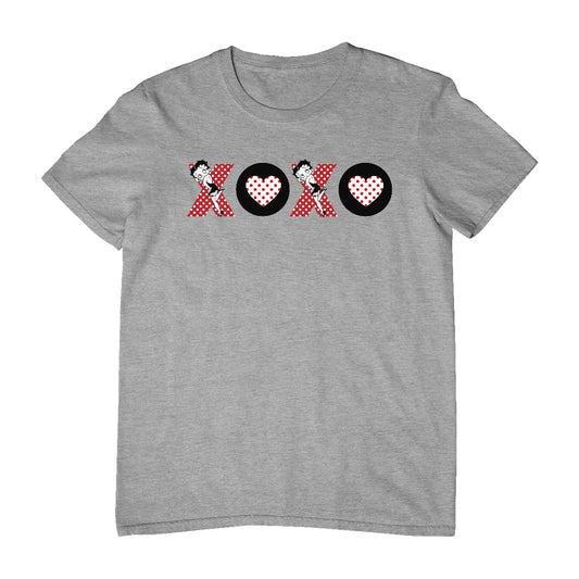 Betty Boop XOXO Polka Dot Letters Men's T-Shirt
