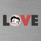 Betty Boop Polka Love Kids Hooded Sweatshirt