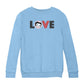 Betty Boop Polka Love Kids Sweatshirt