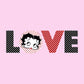 Betty Boop Polka Love Kids Hooded Sweatshirt