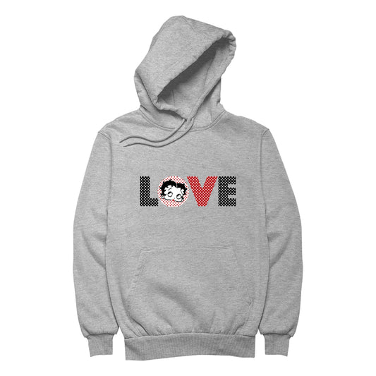 Betty Boop Polka Love Men's Hooded Sweatshirt
