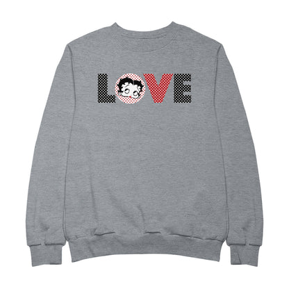 Betty Boop Polka Love Men's Sweatshirt