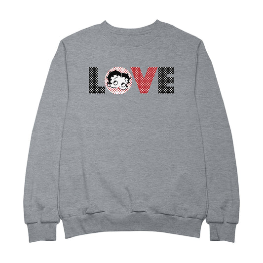 Betty Boop Polka Love Men's Sweatshirt