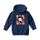 Betty Boop Lips & Hearts Kids Hooded Sweatshirt