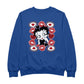 Betty Boop Lips & Hearts Men's Sweatshirt