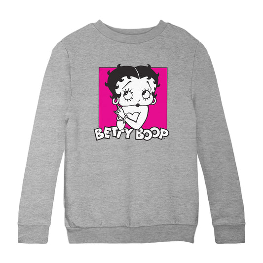 Betty Boop Classic Hands Together Kids Sweatshirt