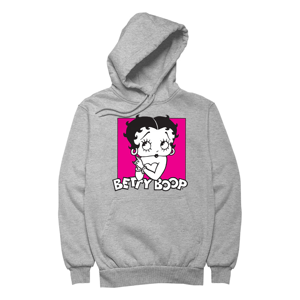 Betty Boop Classic Hands Together Men's Hooded Sweatshirt
