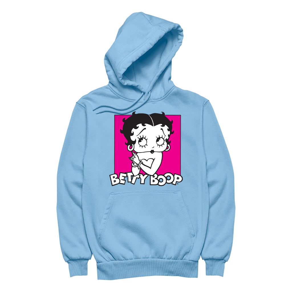 Betty Boop Classic Hands Together Men's Hooded Sweatshirt