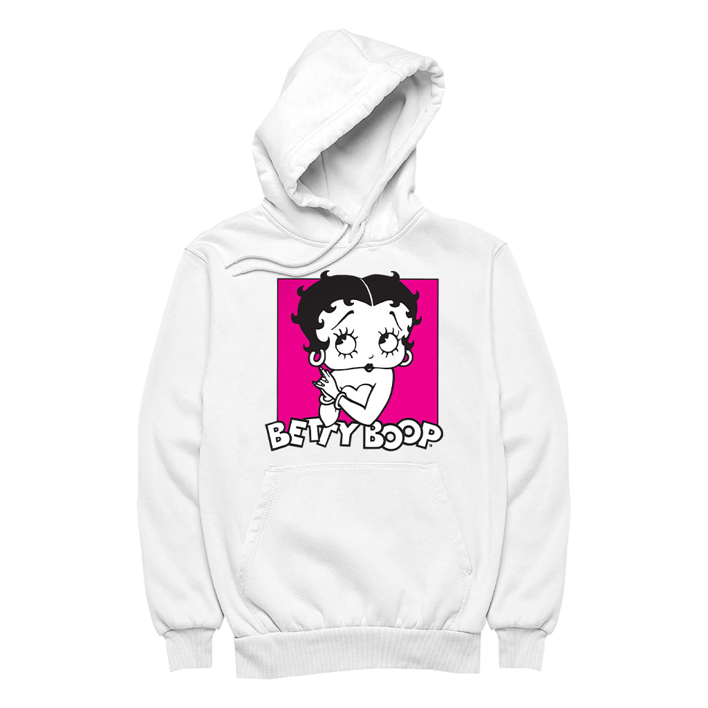 Betty Boop Classic Hands Together Men's Hooded Sweatshirt