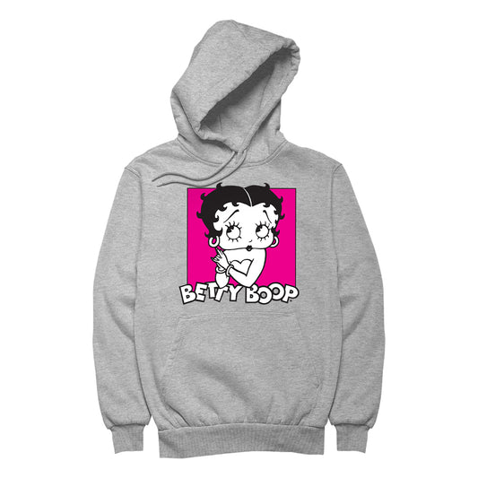 Betty Boop Classic Hands Together Women's Hooded Sweatshirt