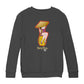 Betty Boop Betty on Gold Barrel Kids Sweatshirt