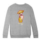 Betty Boop Betty on Gold Barrel Kids Sweatshirt