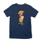 Betty Boop Betty on Gold Barrel Kids T-Shirt