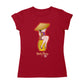 Betty Boop Betty on Gold Barrel Women's T-Shirt