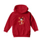 Betty Boop Red Chinese Dress with Pandas Kids Hooded Sweatshirt