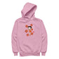 Betty Boop Red Chinese Dress with Pandas Men's Hooded Sweatshirt