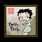 Betty Boop Jade bangles and Mountains Background Kids T-Shirt