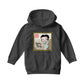 Betty Boop Jade bangles and Mountains Background Kids Hooded Sweatshirt